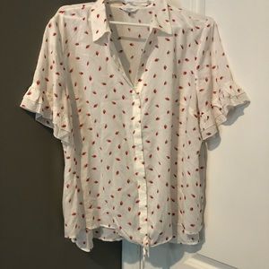 Crown & Ivy Strawberry Top